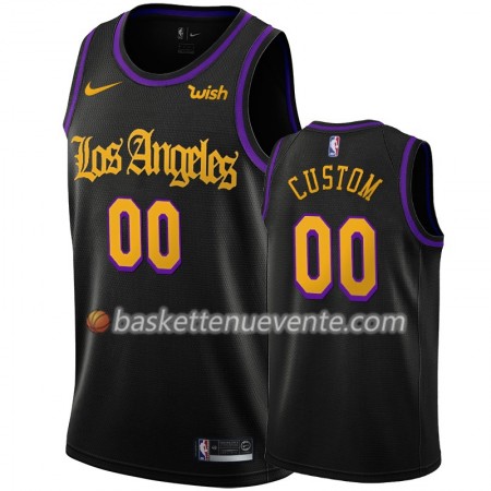 Maillot Basket Los Angeles Lakers Personnalisé 2019-20 Nike City Creative Swingman - Homme